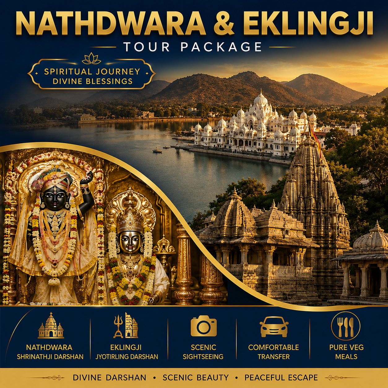 Nathdwara & Eklingji Tour Package