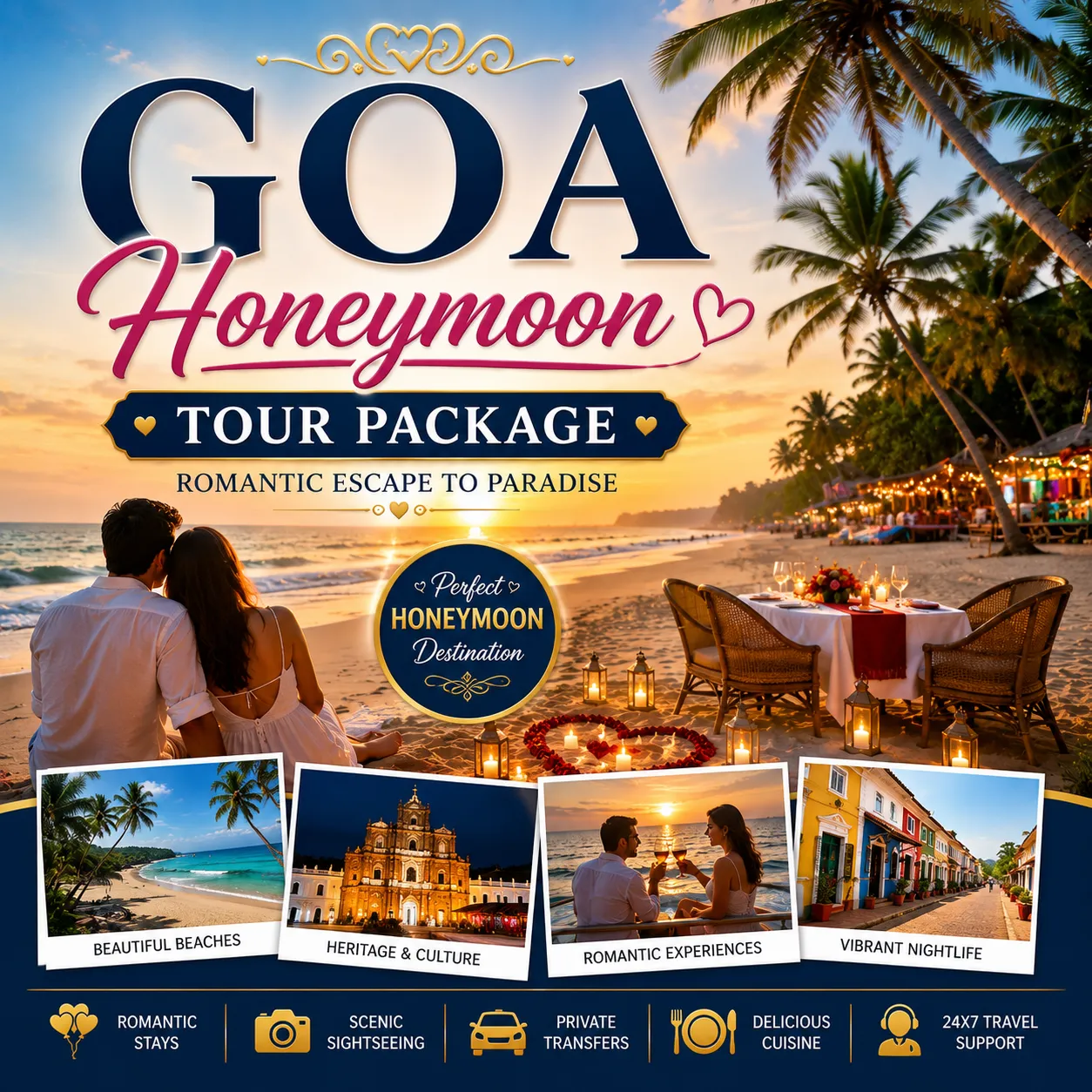 Goa Honeymoon Tour Package